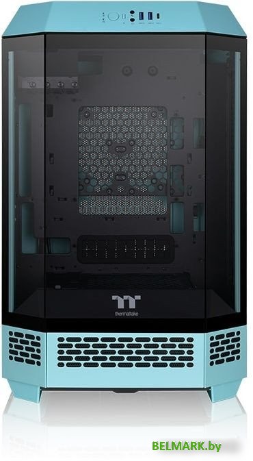 Корпус Thermaltake The Tower 300 Turquoise CA-1Y4-00SBWN-00 - фото2