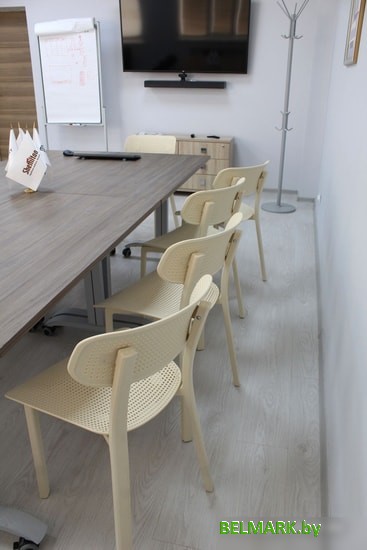 Стул Sheffilton SHT-S85 (белый/бежевый/бежевый) - фото2