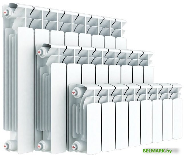 Биметаллический радиатор Rifar Base Ventil 350 (8 секций) - фото