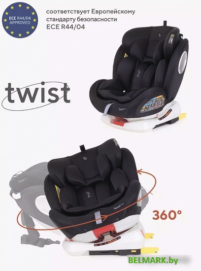Детское автокресло Rant Basic Twist Isofix YC06 (черный) - фото2