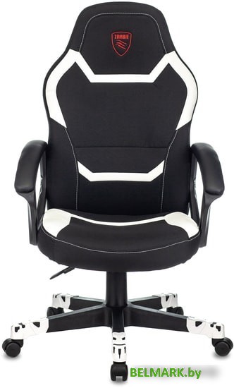 Кресло Бюрократ Zombie 10 (черный/белый) - фото2