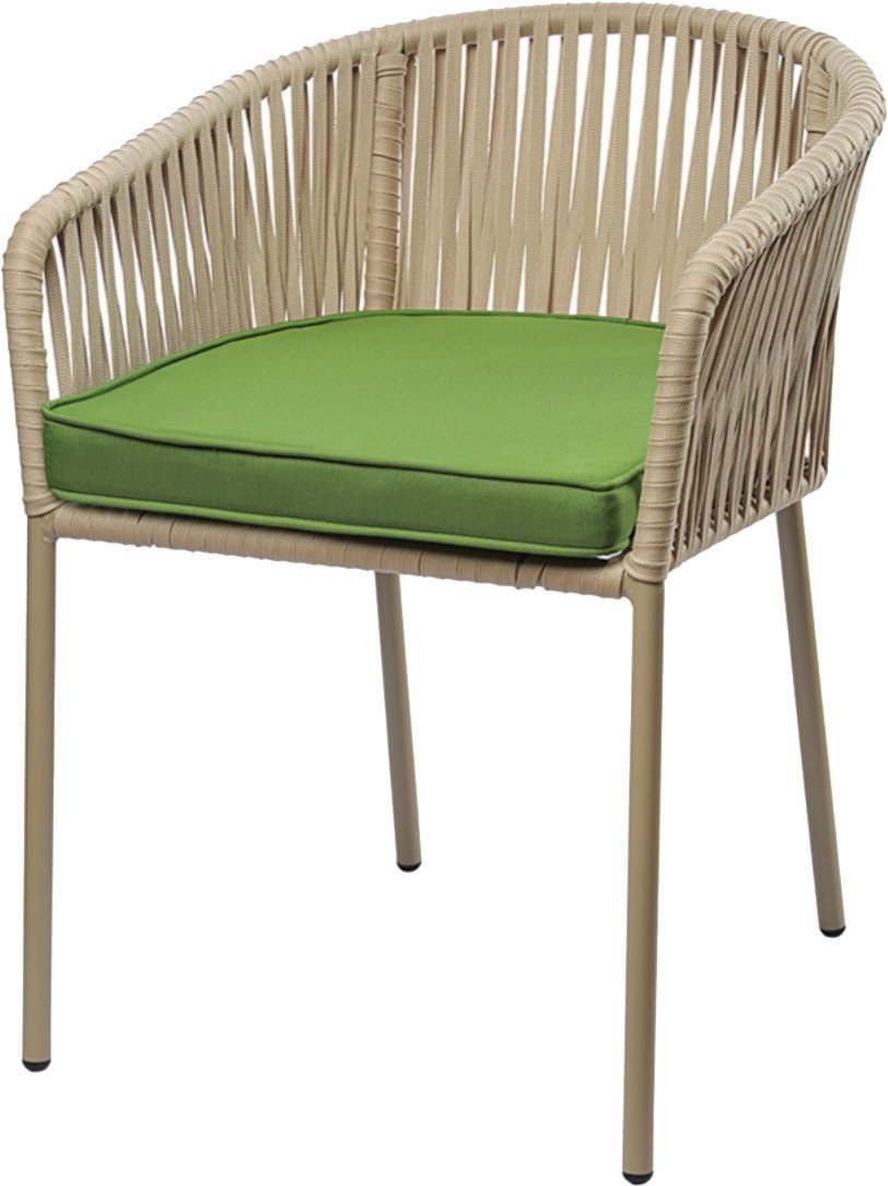 Стул Bergenson Bjorn Reed BB0000813 (бежевый/зеленый) - фото