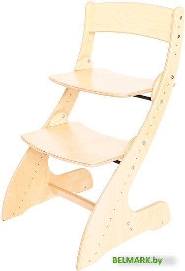 Растущий стул Друг Кузя Растущий Павлин (лак) - фото