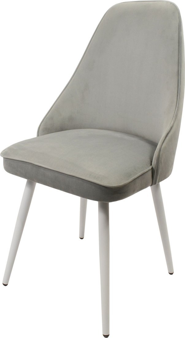 Мирабелла Мадрид Велюр (серый/белый) - фото