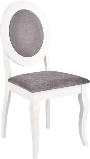 Стул Halmar Barock (серый/белый) - фото