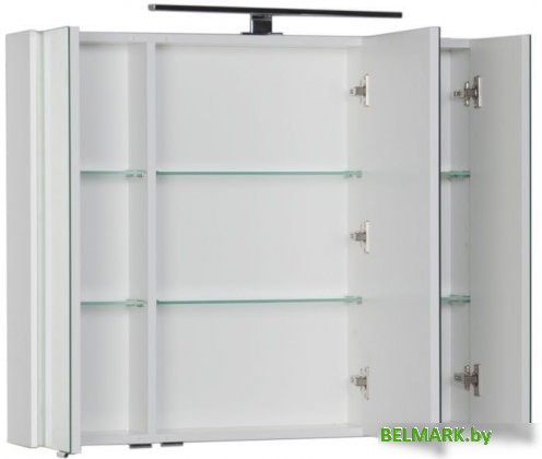 Aquanet Шкаф с зеркалом Латина 90 00179605 (белый) - фото2