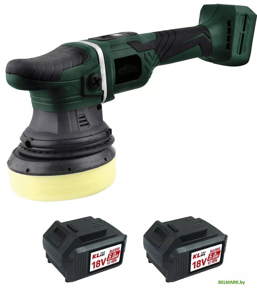 Полировальная машина KLPRO KLPS18B-50 (с 2-мя АКБ, сумка) - фото