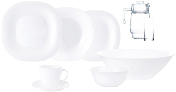 Столовый сервиз Luminarc Carine White N4781 - фото