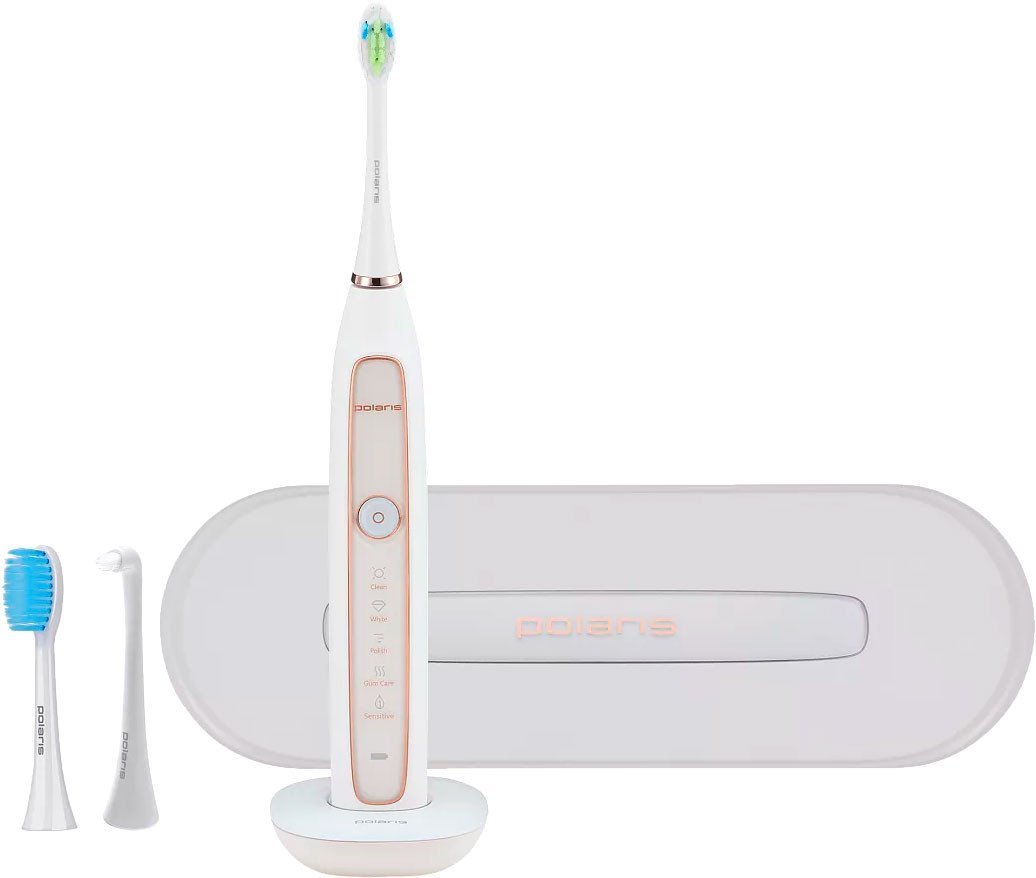 Электрическая зубная щетка Polaris PETB 0101 TC (белый) - фото