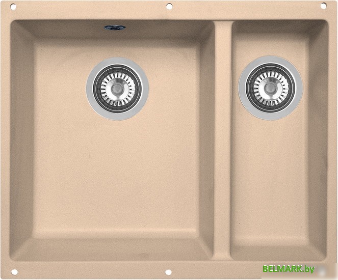 Кухонная мойка Zigmund & Shtain Integra 500.2 (топленое молоко) - фото