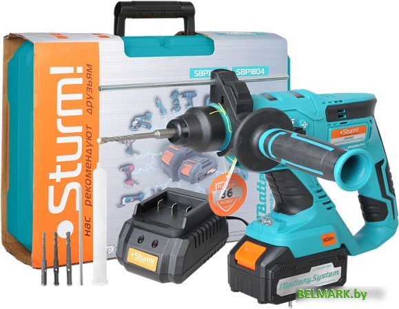 Перфоратор Sturm CRH1822 (с 1-м АКБ, кейс) - фото