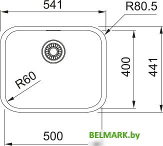 Кухонная мойка Franke Smart SRX 110-50 122.0720.293 - фото2