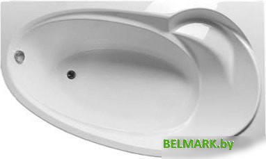 Ванна MarkaOne Julianna 160x95 R (с каркасом и экраном) - фото