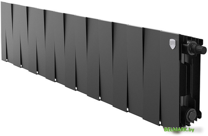 Биметаллический радиатор Royal Thermo PianoForte 200 Noir Sable VDR (16 секций) - фото