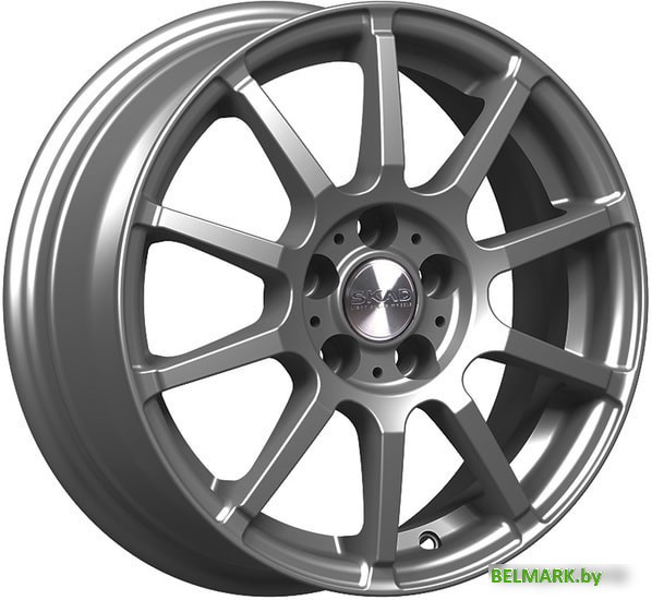 Литые диски SKAD Акита 15x6" 4x100мм DIA 60.1мм ET 40мм Графит - фото