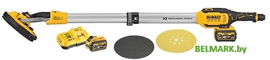 Шлифмашина для стен и потолков DeWalt DCE800T2 (с 2-мя АКБ) - фото