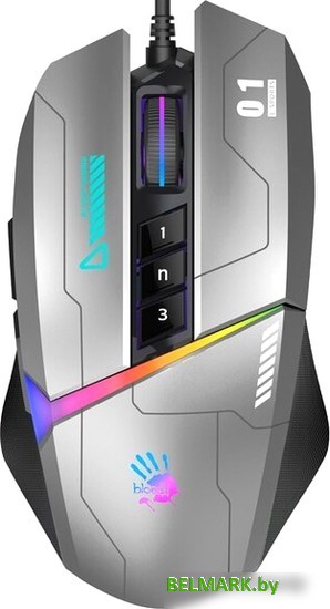 Игровая мышь A4Tech Bloody W60 Max (серый) - фото