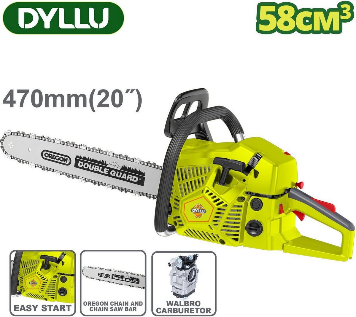 Бензопила Dyllu DTGC2558 - фото