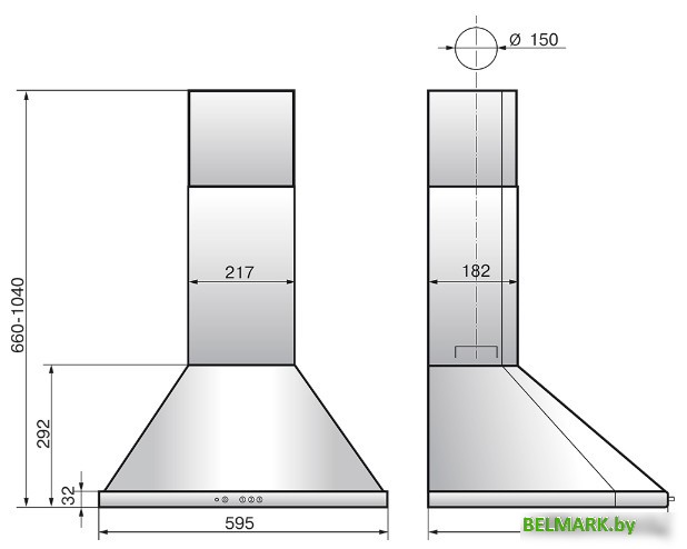 Кухонная вытяжка Elikor Сигма 60П-650-К3Д 942264 (антрацит/бронза) - фото2