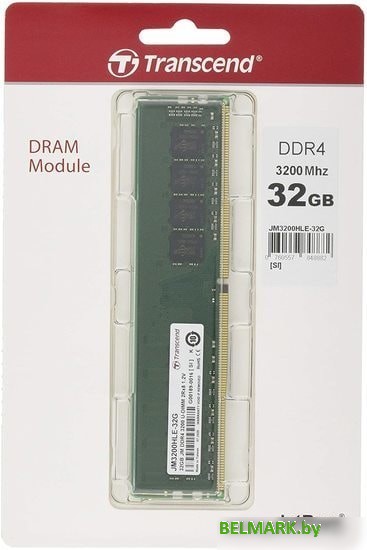 Оперативная память Transcend JetRam 32GB DDR4 PC4-25600 JM3200HLE-32G - фото2