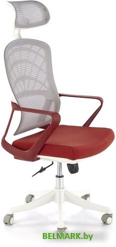 Кресло Halmar Vesuvio 2 (корица/серый/белый) - фото2