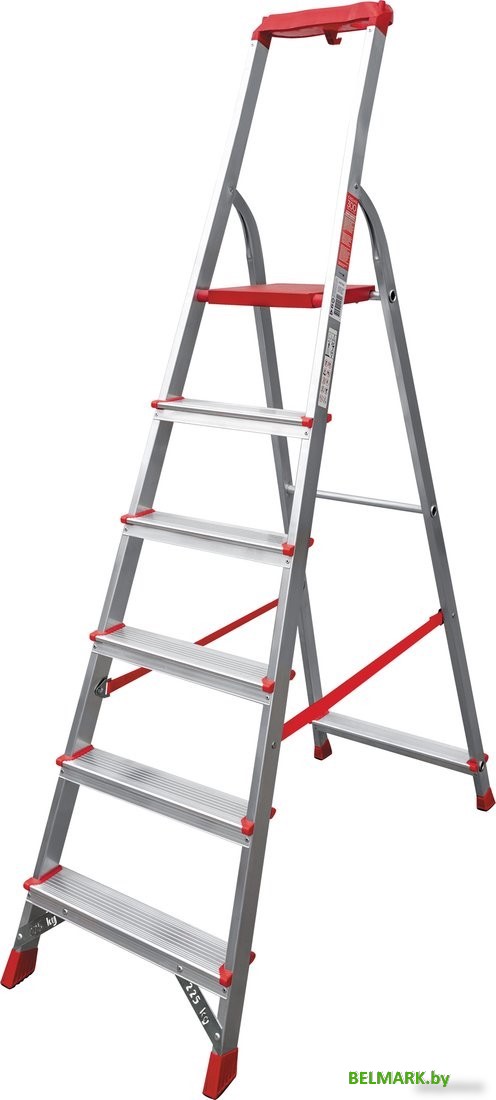 Лестница-стремянка Новая высота NV 3115 3115106 с органайзером (6 ступеней) - фото