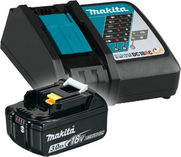 Аккумулятор с зарядным устройством Makita 191A24-4 (18В/3 Ah + 18В) - фото