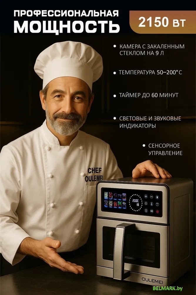 Аэрогриль (аэрофритюрница) Oulemei OLM-KZB019 - фото2