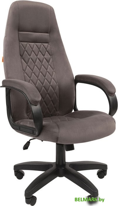 Офисное кресло CHAIRMAN Home 951 (велюр, Т-55 серый) - фото
