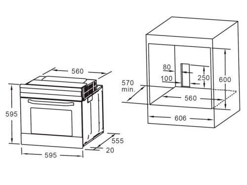Электрический духовой шкаф Akpo PEA 7009 MED04 IX - фото2
