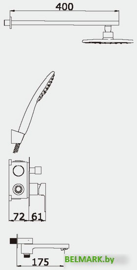 Душевая система Vieir V393563-S - фото2