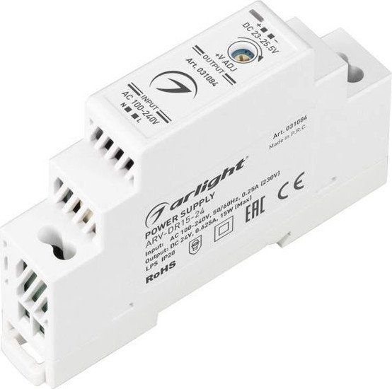Блок питания Arlight ARV-DR15-24 031084 - фото