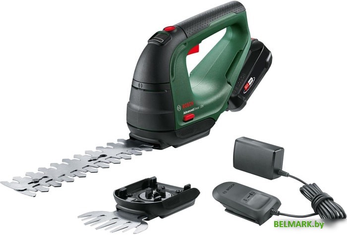 Кусторез + ножницы Bosch Advanced Shear 18V-10 0600857000 (с 1-м АКБ) - фото