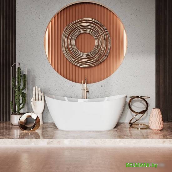 Ванна Polimat Abi 180x80 (отдельностощая, белый) - фото2