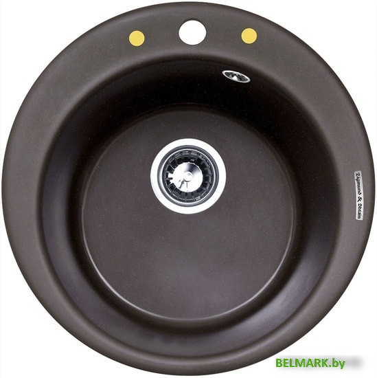 Кухонная мойка Zigmund & Shtain Kreis 480 (швейцарский шоколад) - фото