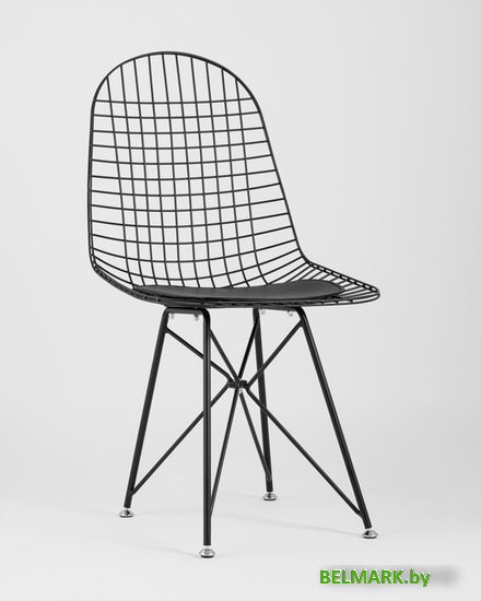 Стул Stool Group Eiffel (черный/черная подушка) - фото2