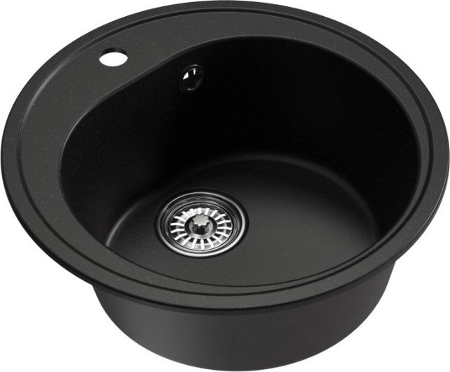 Кухонная мойка Mixline ML-GM11 551829 (ультра-черный) - фото2