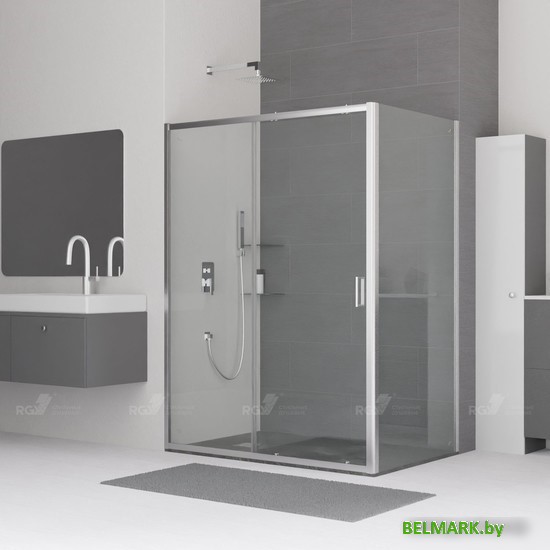 Душевой уголок RGW CL-48 150x100 (хром/прозрачное стекло) - фото