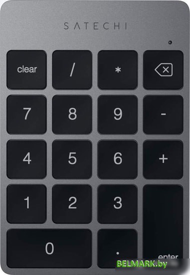 Цифровой блок Satechi Aluminum Slim Rechargeable Bluetooth Keypad (серый космос) - фото