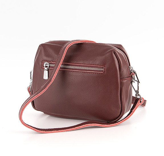 Женская сумка Poshete 892-H8323H-BRD (бордовый) - фото2