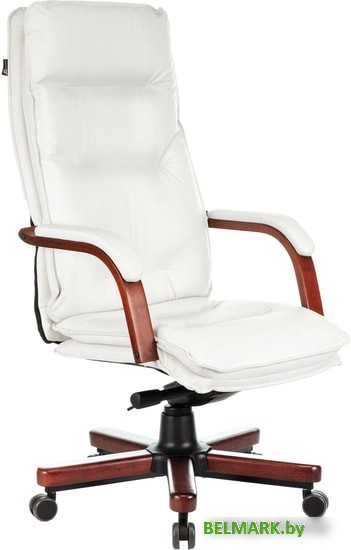 Кресло Бюрократ T-9927WALNUT (слоновая кость) - фото