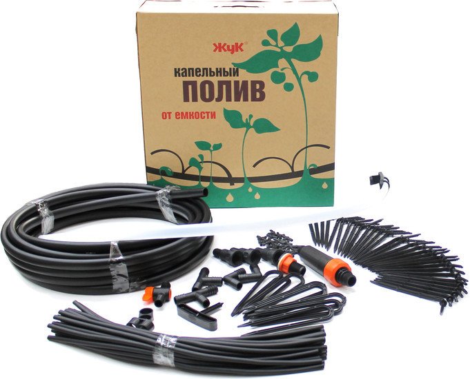 Жук Капельный полив от ёмкости Автомат на 30 растений (с таймером) - фото