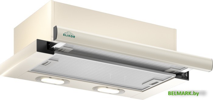 Кухонная вытяжка Elikor Интегра 60П-400-В2Л (топленое молоко/топленое молоко) (155703) - фото