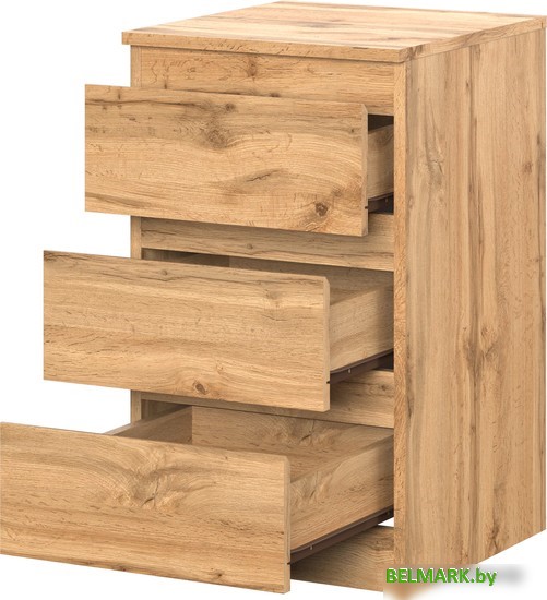 Тумба НК-Мебель Stern Т-9 3-я 72677832 (дуб вотан) - фото2