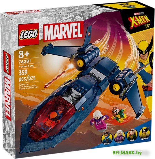 Конструктор LEGO Marvel Super Heroes 76281 Истребитель X-Jet Людей Икс - фото