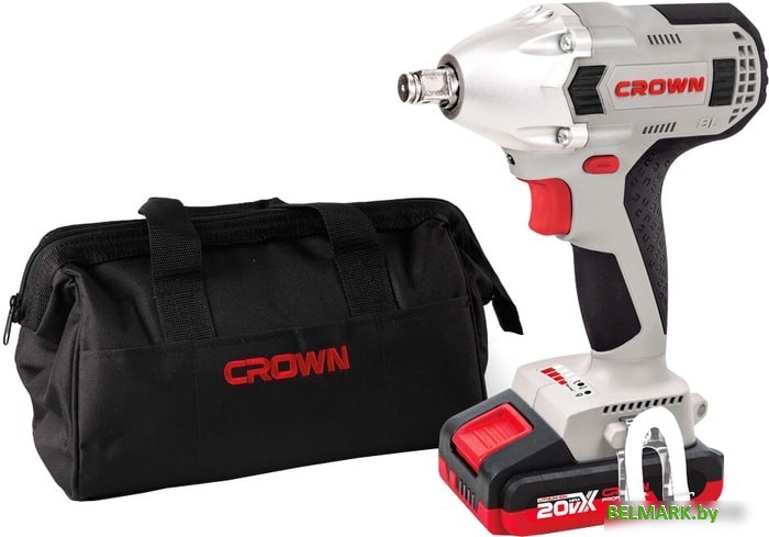 Гайковерт Crown CT22015HX-2 TB (с 2-мя АКБ, сумка) - фото