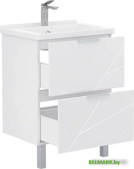 Volna Тумба под умывальник Twing 80.2Y бетон - фото2