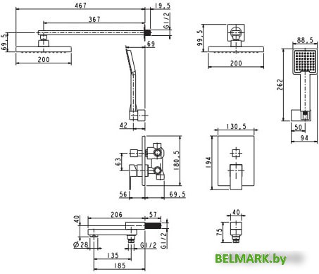 Душевая система Kaiser Sonat 34677 - фото2
