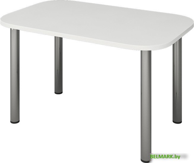 Кухонный стол Senira Р-001 (белый глянец/хром) - фото
