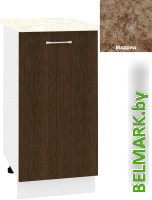 Шкаф напольный Кортекс-мебель Корнелия Лира НШ40р (венге/мадрид) - фото